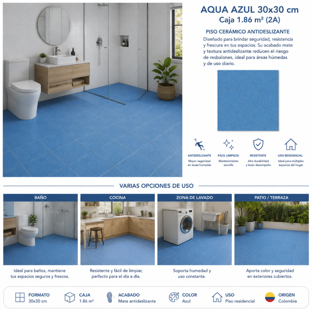 aqua azul 30x30 cm – caja 1.86 m² (2a)