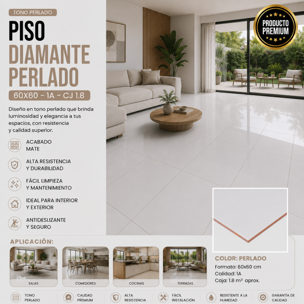 PISO DIAMANTE PERLADO