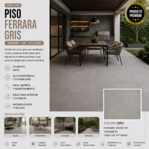 PISO FERRARA GRIS