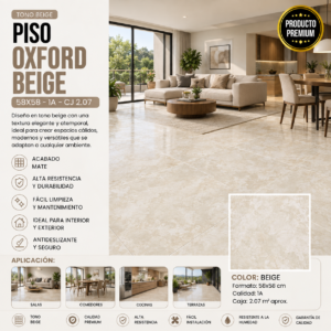 pisos oxford beige elegancia atemporal